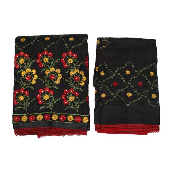 FloralEmbroidered Unstiched Kurta Set For Women