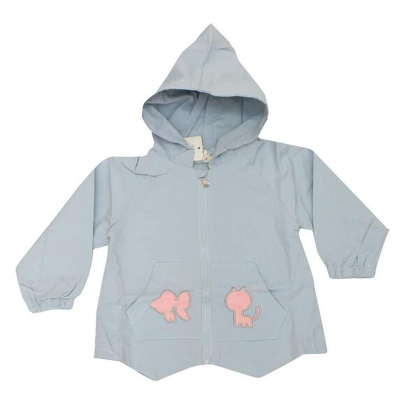 Cotton Full Sleeve Front Zippered Design Jacket For Girls