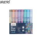 Brustro Acrylic (DIY) Marker(Metallic Shades) for Craftworks, School Projects, and Other Presentations