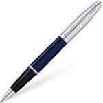 Cross -Calais 115-3 Glossy Blue with Chrome Cap Roller Pen