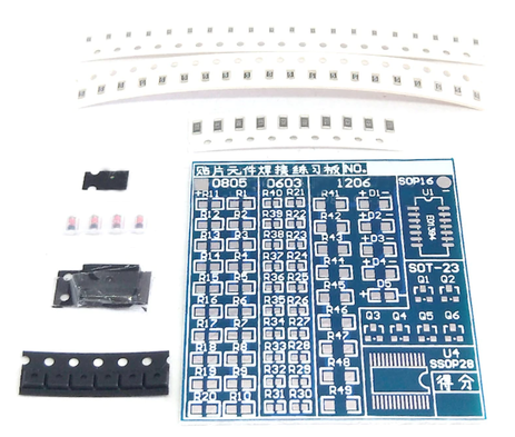 DIY Printed Circuit Board PCB Board Soldering Kit SMD
