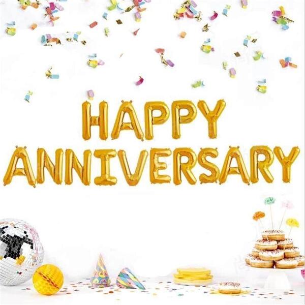 EFactory Happy Anniversary Foil Balloon -16 Inch