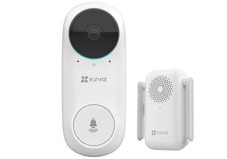 EZVIZ DB2C - Wire-Free Video Doorbell with Chime