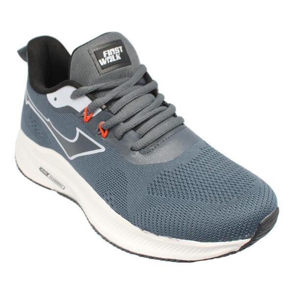 First Walk Model No. 113 Net Design Grey Color Sport Shoes For Men