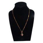 Gold Plated Heart Shaped Locket with Necklace For Women