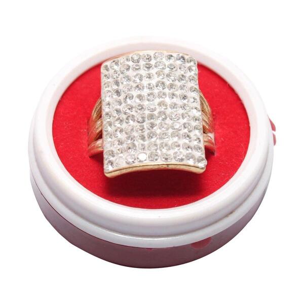 Golden/Silver Stylish AD Ring For Women