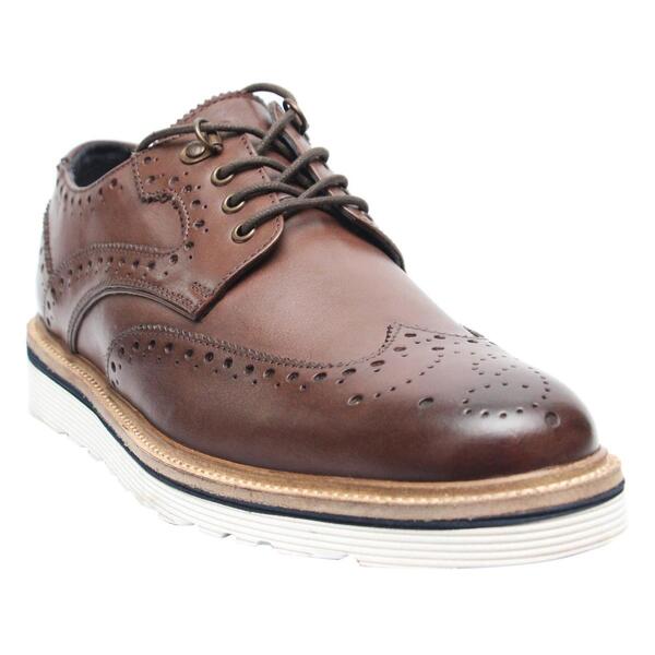 Goodwin Smith Leather Riply Wedge Derby Brouge For Men