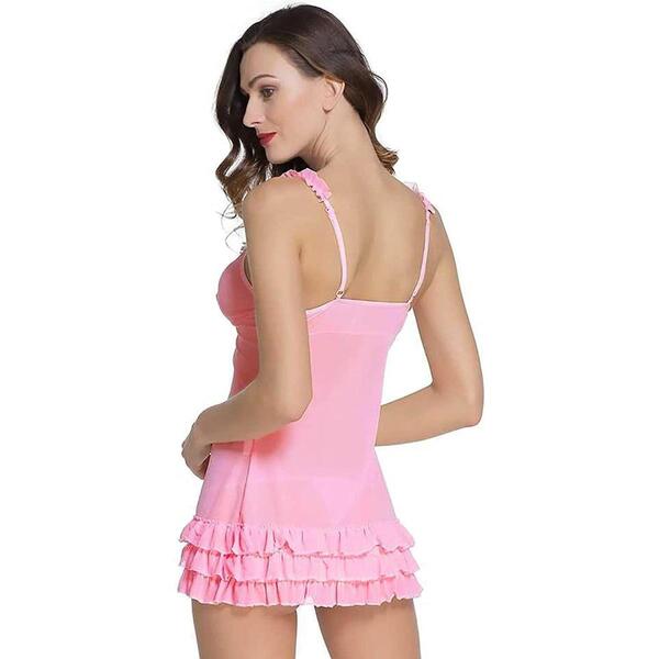 Gorgeous Looking Pink Babydoll Nighty
