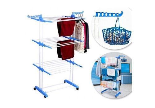 Heavy Duty Stainless Steel Double Pole Foldable Cloth Dryer