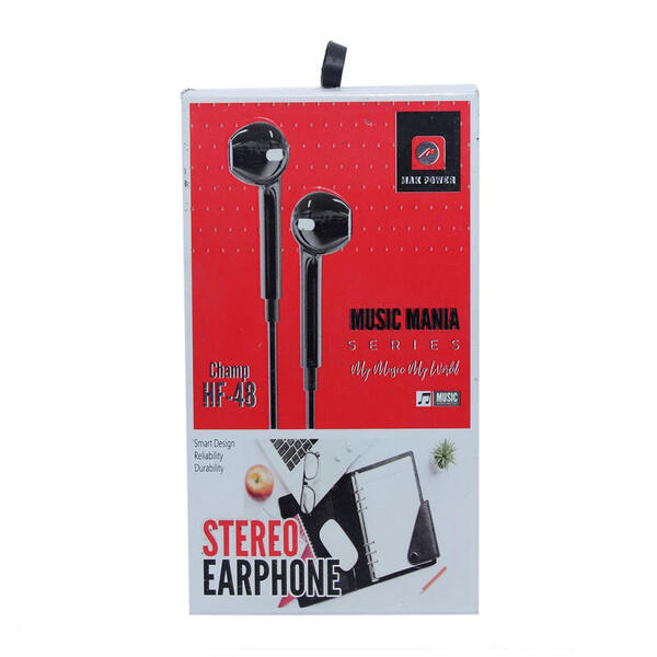 Mak Power Champ HF-48 Stereo Earphone