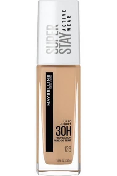 Maybelline Super Stay Full Coverage Liquid Foundation30 hour Makeup, Warm Nude,(128)