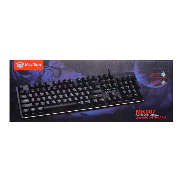 Meetion Model No. MK007 Black Color Gaming Keyboard