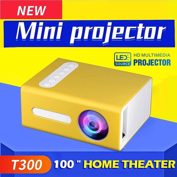 Mini Projector T300 Portable 1080p Screen