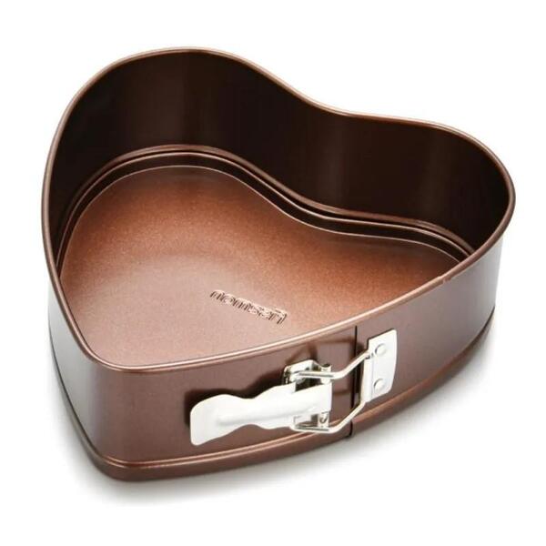 Napoli Choco Brown Heart Shape Springform W/ Lock