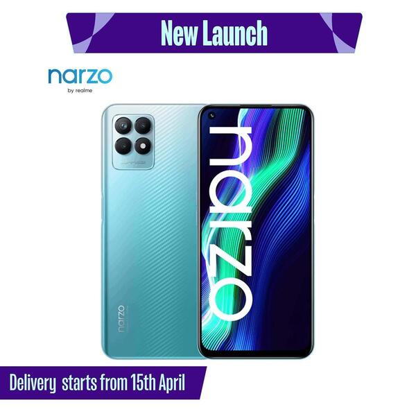 Narzo 50 (6GB RAM+128GB Storage) Helio G96 Processor 50MP AI Triple Camera
