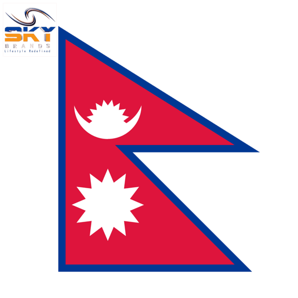No Brand Nepalese Flag - Nepal Polyester Flag - Nepal Flag