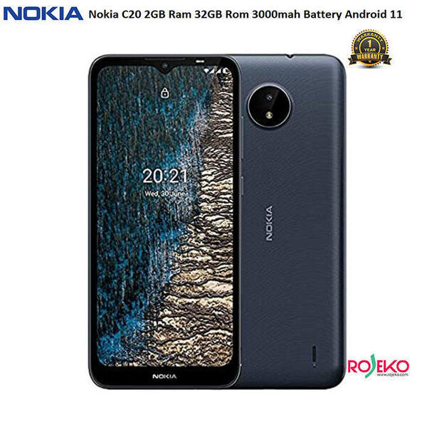 Nokia C20 2GB Ram 32GB Rom 5000mah Battery Android 11