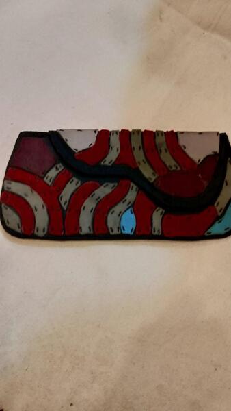 Patch Work Design Long Purse