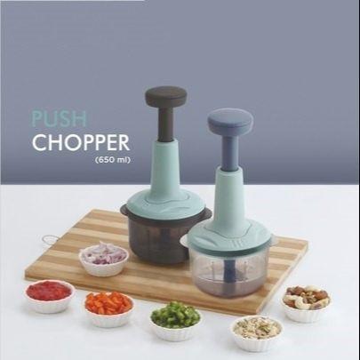 Plastic 650ml Push Chopper, For Vegetable Cutting