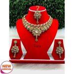Puku Golden Stone Necklace Set