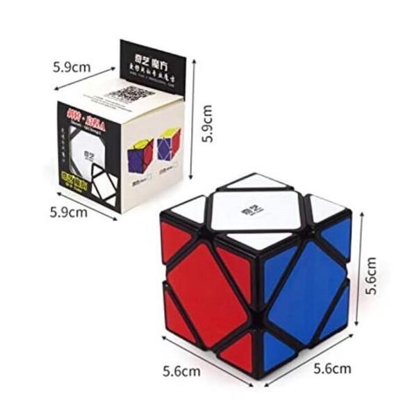 Qi Yi Skewb Black Based Speed Cube Skewb Black Magic Cube