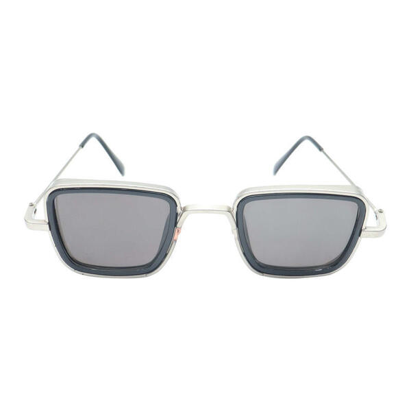 Silver Metal Frame Square Design Sunglasses For Women