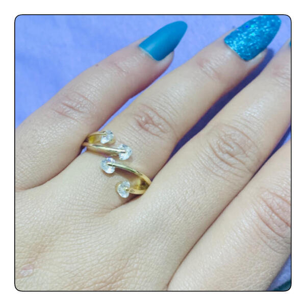 Silver White Stone Ring For Women