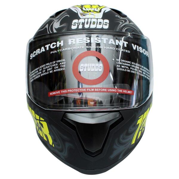 Studds Thunder Graphics Printed Full Helmet Single Visor