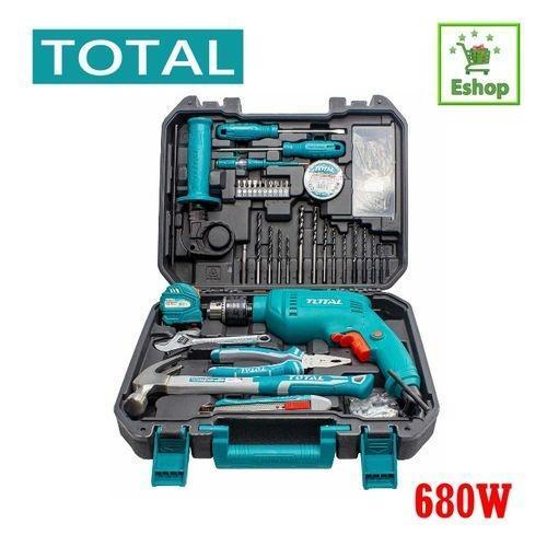 TOTAL Tools Set With 680W Impact Drill THKTHP1152