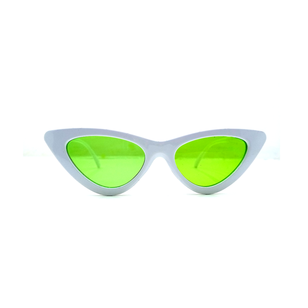 Trendy Green Cat Eye Sunglasses For Women