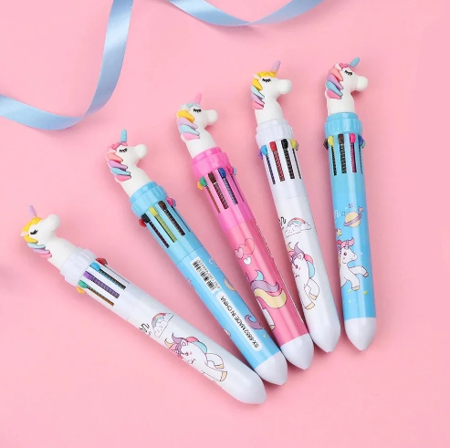Unicorn 6 in1 Retractable Roller Multicolor Ballpoint Pen