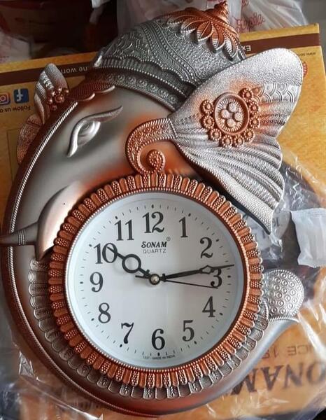 Wall Clock Ganesh Vintage