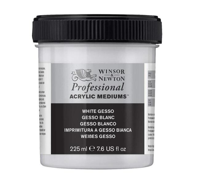 Winsor & Newton Professional Acrylic Primer- White Gesso- Jar of