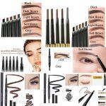 2 in 1 Waterproof Eyebrow Makeup Pencil Dark Brown – Eyebrow Maker