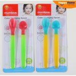 Baby Temperature Spoon Color Changing Newborn Baby Spoon Feeding Baby Warm Soft Silicone Spoon Feeding