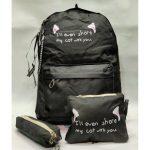 3 in 1 set Ladies Bag/ School & College Backpacks For Women