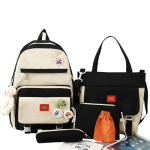 4 In 1 Bagpack Set, School College Bag