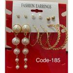 6Pair Set Trendy And Fashionable Earrings For Women