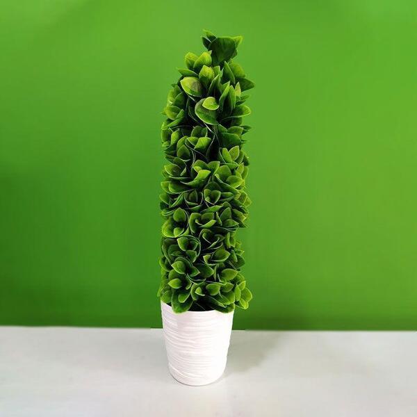 Artificial Leaf Plant with Plastic Pot