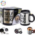 Auto Self Stirring Coffee Mug Mixing Stainless Steel Coffee Cup