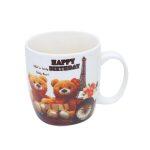 Bear Printed Ceramic Cup