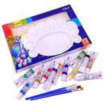 Bertand 12 Water Color Set With 3 Brushes & 1 Palette