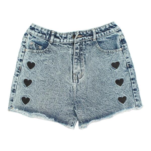 Jeans Plain Stylish Design Half Pant For Women