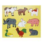 Domestic Animal Wooden Big Board