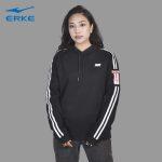ERKE Pullover Hoodie (Thick) Black For Women 12219414503-004