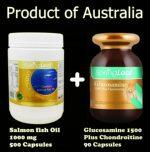Fish Oil 500 Capsules and Glucosamine 1500 Plus Chondroitine