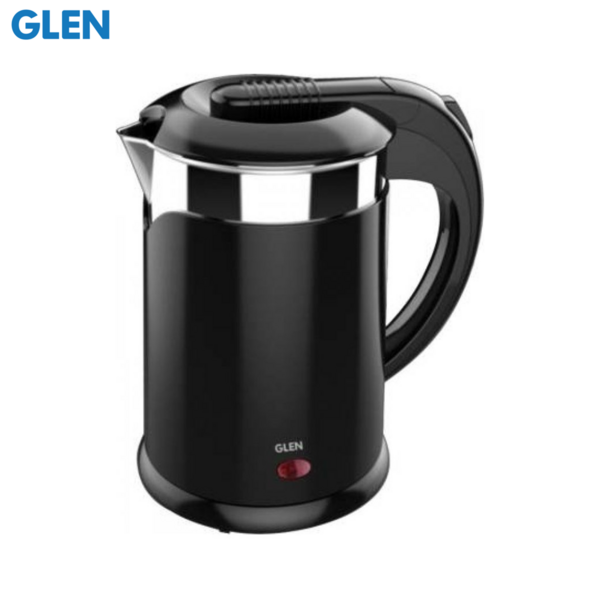 Glen Electric Kettle 1.2L Stainless Metal Pot 1350W