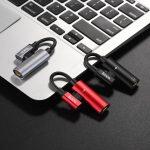 Hoco Adapter Type-C To 3.5 mm (LS19) 2 in 1 Audio Converter
