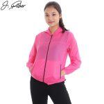 J.fisher Solid Windcheater For Women