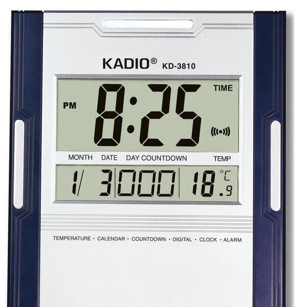 Kadio Lcd Digital Wall + Table Clock